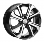 Легковой диск Khomen Wheels KHW1501 6x15 4x100 ET40 60,1 Black-FP повреждение ЛКП, замят обод