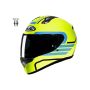 Мотошлем HJC C10 LITO MC3H желтый L Визор